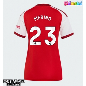 Arsenal Mikel Merino #23 Dámské Domácí Dres 2026-27 Krátký Rukáv Arsenal Mikel Merino #23 Dámské Domácí Dres 2026-27 Krátký Rukáv